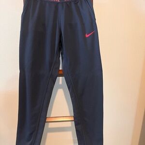 Nike Kids Navy Blue Joggers